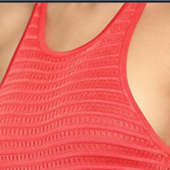 Ronny Kobo Women's Esha Coral Pointelle Knit Dress Orange Vermillion Size Medium - Picture 10 of 15